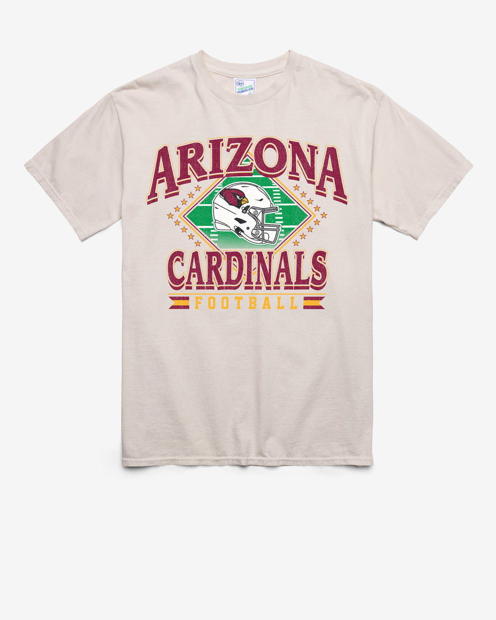 ARIZONA CARDINALS FIELD PASS VINTAGE '47 TUBULAR TEE DUNE