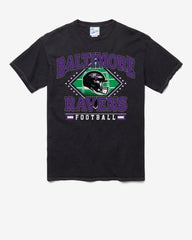 BALTIMORE RAVENS FIELD PASS VINTAGE '47 TUBULAR TEE DT BLACK