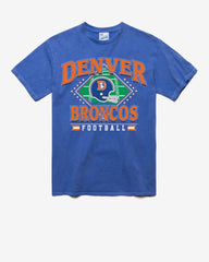 DENVER BRONCOS HISTORIC FIELD PASS VINTAGE '47 TUBULAR TEE DT CALI BLUE