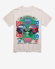 NEW YORK GIANTS X BUFFALO BILLS SUPER BOWL GRIDIRON DUELING '47 TUBULAR TEE DUNE