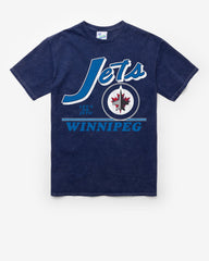 WINNIPEG JETS FLY BY VINTAGE '47 TUBULAR TEE DT NAVY