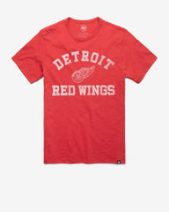 DETROIT RED WINGS ODESSA '47 SCRUM TEE RESCUE RED