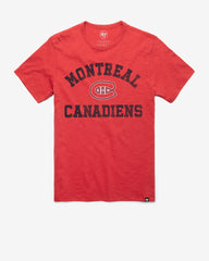 MONTREAL CANADIENS ODESSA '47 SCRUM TEE RESCUE RED
