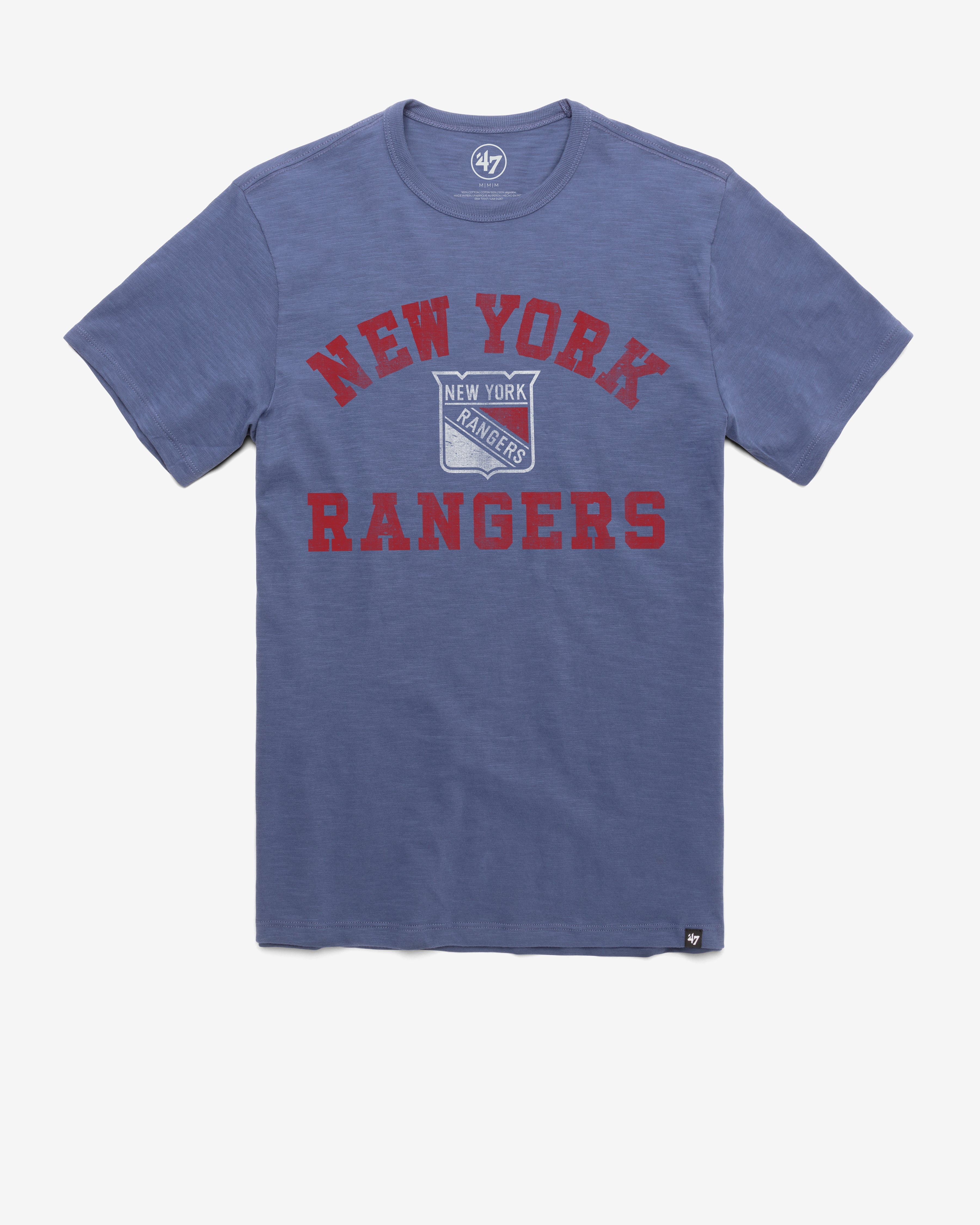 NEW YORK RANGERS ODESSA '47 SCRUM TEE BLEACHER BLUE