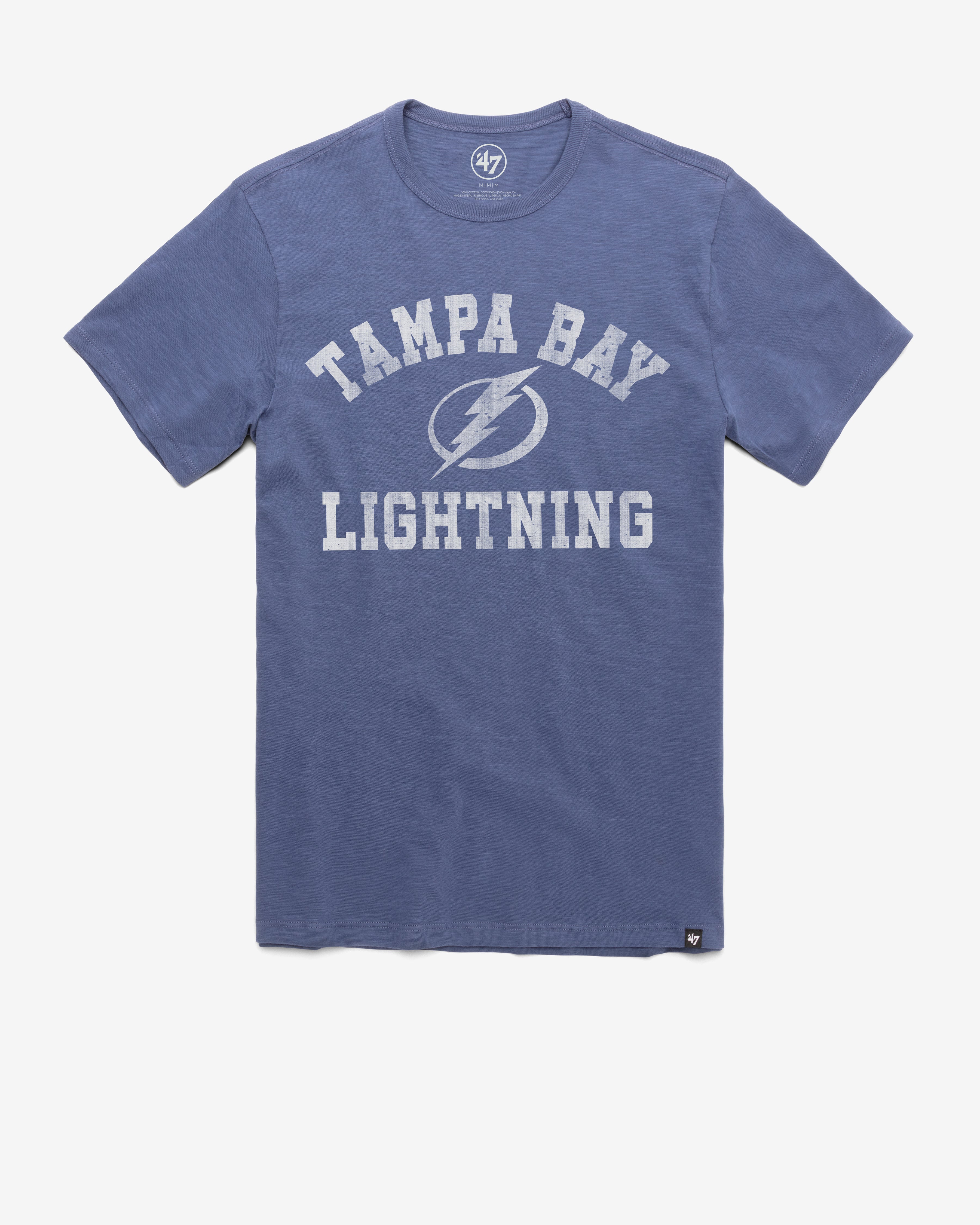 TAMPA BAY LIGHTNING ODESSA '47 SCRUM TEE BLEACHER BLUE