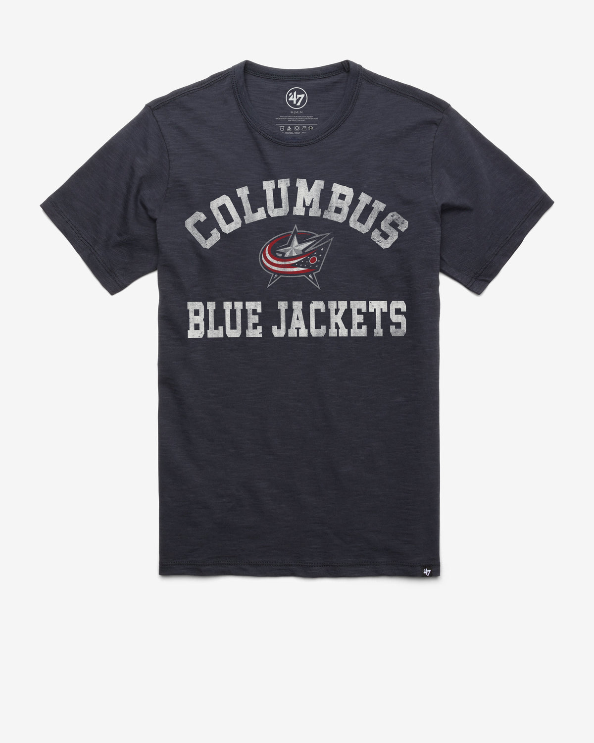 COLUMBUS BLUE JACKETS ODESSA '47 SCRUM TEE FALL NAVY